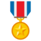 Military Medal emoji on Emojione